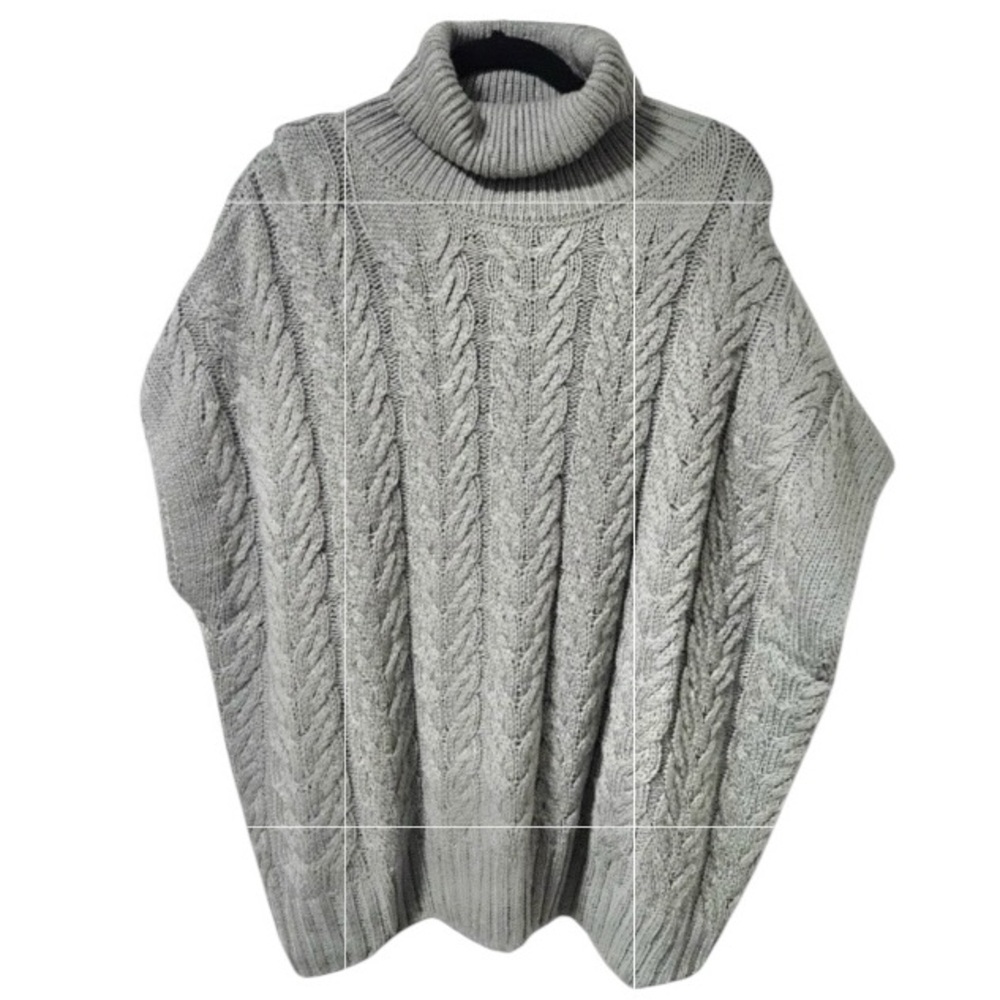 Splendid Abbott Short Sleeve Gray Grey Pullover Turtleneck Sweater S NWT NEW